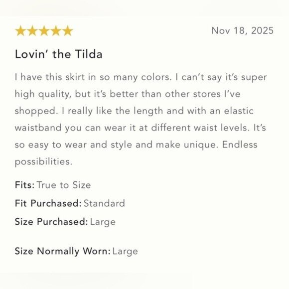 NWT Size 2X - The Tilda Maxi Slip Skirt in Pale Pink (NWT US$ 98) - Picture 12 of 16